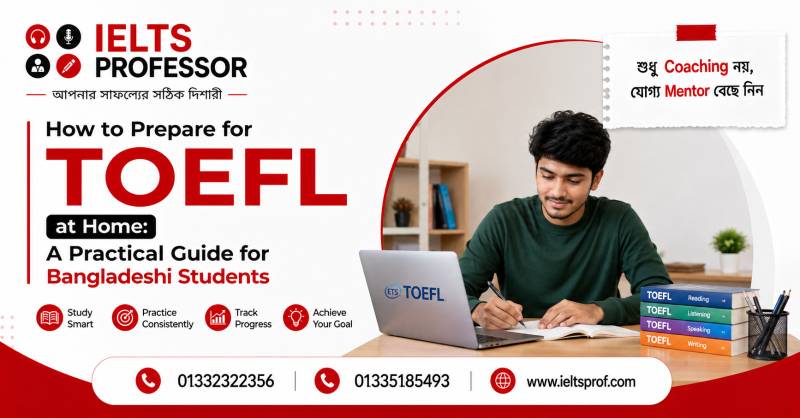 How to Prepare for TOEFL at Home: A Practical Guide for Bangladeshi Students